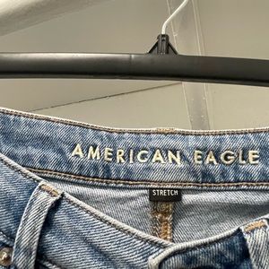 AE Stretch Mom Straight Jeans